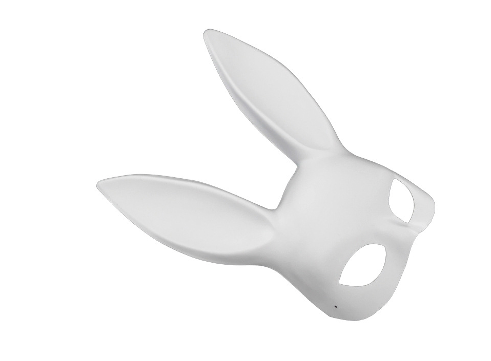 Fashion Black Rabbit Ear Half Face Mask Pi-Mart