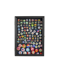 Black Finish Display Case Wall Frame Cabinet for Military Medals, Pins, Patches, Insignia, Ribbons, Brooches The Military Gift Store