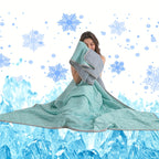1pc Large Cooling Blanket - Soft, Breathable, Lightweight, Air Cooling Comforter for Hot Sleepers, Absorbs Heat, Smooth Cover for Ultimate Summer Sleep Lootquake LLC