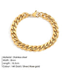 Curb Chain Stainless Steel Bracelet Pi-Mart