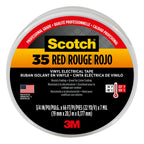 3M Scotch #35 Electrical Tape, Red, 0.75 in. x 66 ft