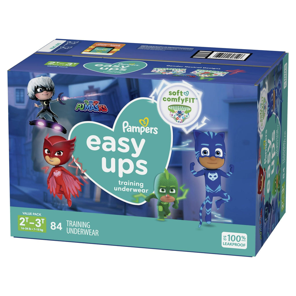 Pampers Easy Ups Male Training Pants Size 3T-4T, 76 Count EasyOptionXY LLC