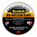 Scotch Professional Electrical Tape, White, 3/4 in. X 66 ft. X 7 mil
