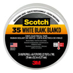 Scotch Professional Electrical Tape, White, 3/4 in. X 66 ft. X 7 mil