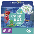 Pampers Easy Ups Male Training Pants Size 4T-5T, 66 Count