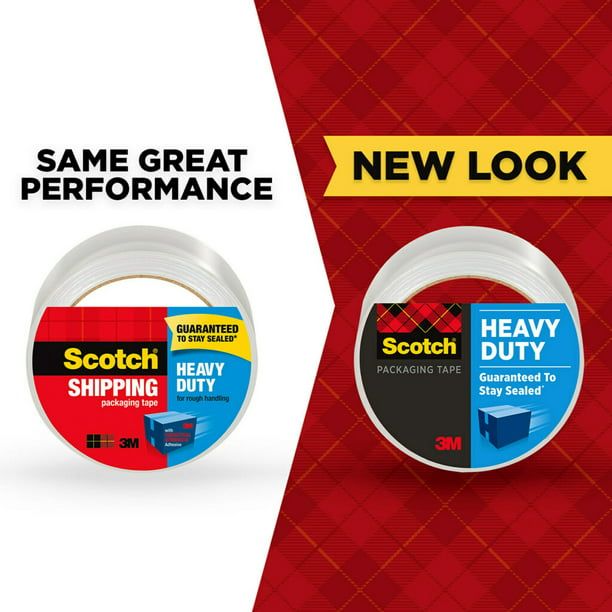 Scotch Heavy Duty Packaging Tape, Clear 1.88" x 54.60 Yds, 36 Rolls EasyOptionXY LLC
