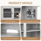 Vintage Home Living Room Wooden TV Cabinet Pi-Mart