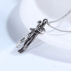 Love Hug Necklace Unisex Men Women Couple Jewelry Simple Temperament Clavicle Chain Valentines Day Lover Gift Pi-Mart