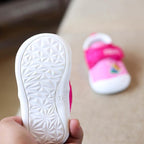 Unisex Blue Pink Baby Toddler Shoes Soft Soled Shoe Baby Autumn No-slip Everyday Wear Casual Style Sneakers