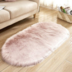 Oval wool-like carpet Pi-Mart