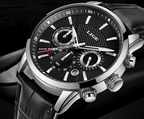 Men's  Waterproof Watch With Chronometers Day View Sport Analog Watches Excellent Look Perfect Gift For Him Stevvex