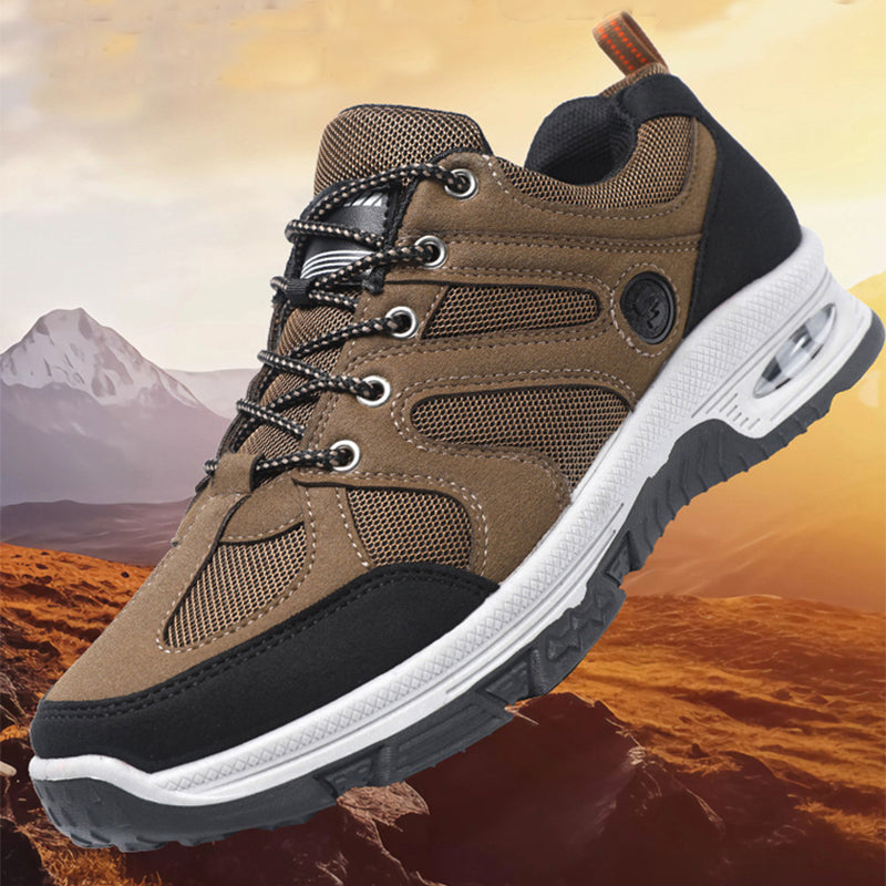 Casual Air Cushion Mesh Shoes Men Outdoor Breathable  Lace-up Sneakers Running Sports Shoes Pi-Mart