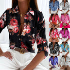 Fashion Long Sleeve Printed Shirt Pi-Mart