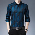 Men's Long Sleeve Thin Shirts for Middle Aged & Elderly Lootquake LLC