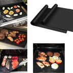 44x33cm BBQ Grill Mat Barbecue Outdoor Baking Non-stick Pad Reusable Cooking Plate For Party Grill Mat Accessories Non-stick Reusable Barbecue Baking Mats Oven Liner Heat Resistant Barbecue Sheets Stevvex