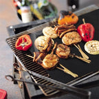 44x33cm BBQ Grill Mat Barbecue Outdoor Baking Non-stick Pad Reusable Cooking Plate For Party Grill Mat Accessories Non-stick Reusable Barbecue Baking Mats Oven Liner Heat Resistant Barbecue Sheets Stevvex