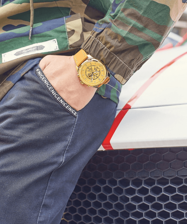 Sports Men's Leather Waterproof Date Display Casual Analog Luxury Watches Unique Design Perfect Gift - SJB-DIAMOND ELITES