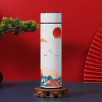 450mln Style Intelligent Thermos Bottle Classical Style Touch Display Stainless Steel Vacuum Flask Mug Water Bottles Temperature Display Insulated Vacuum Insulated 304 Stainless Steel Water Bottle Heat Resistant Insulated  Water Bottle Stevvex