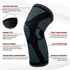 Sports Knee Pads Knitted Sports Knee Pads Pi-Mart