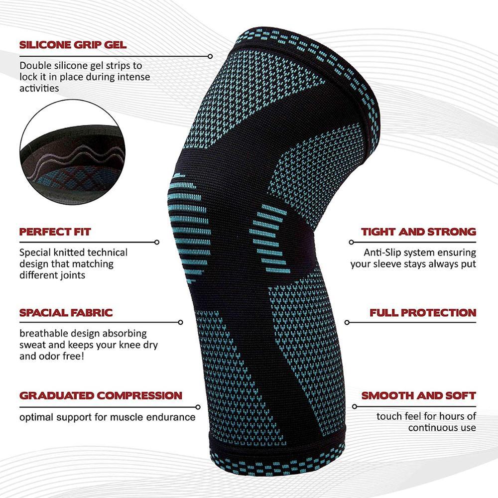 Sports Knee Pads Knitted Sports Knee Pads Pi-Mart