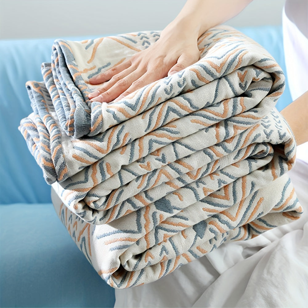 1pc Bohemian Style Sofa Blanket, Multi-functional Carpet, Thick Cotton Soft Sofa Sofa Cover