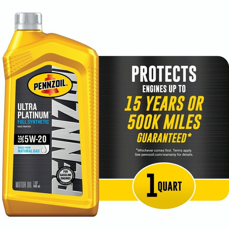 Pennzoil Ultra Platinum 5W-20 Full Synthetic Motor Oil, 1 Quart EasyOptionXY LLC