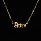 Zodiac Necklace Alphabet - SJB-DIAMOND ELITES
