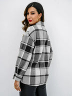 Pumpkin Spice Button-Down Jacket
