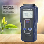 SM206 Digital Solar Power Meter Sun Light Radiation Measuring Testing Instrument - SJB-DIAMOND ELITES