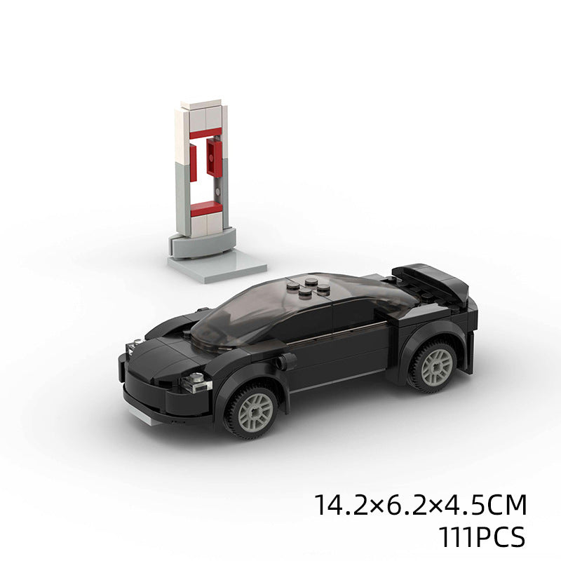 Children's Toys Car Model Sports Car And Small Particle Building Blocks MOC Educational Toys Pi-Mart