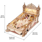 Robotime ROKR DIY Pinball Machine 3D Wooden Puzzle Amusing Table Game EG01 Pi-Mart