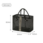 Mesh bath bag, mesh pocket tote swimming wash bag, men's bath towel bath bag, large storage bag - SJB-DIAMOND ELITES