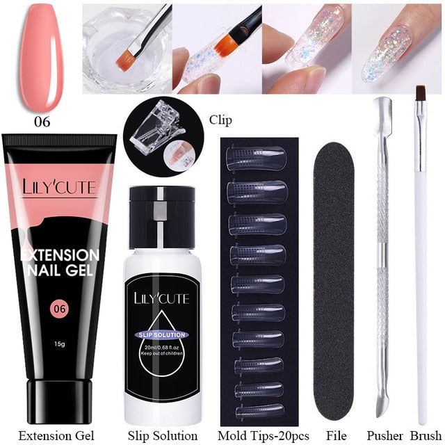 Extension Gel Set - SJB-DIAMOND ELITES