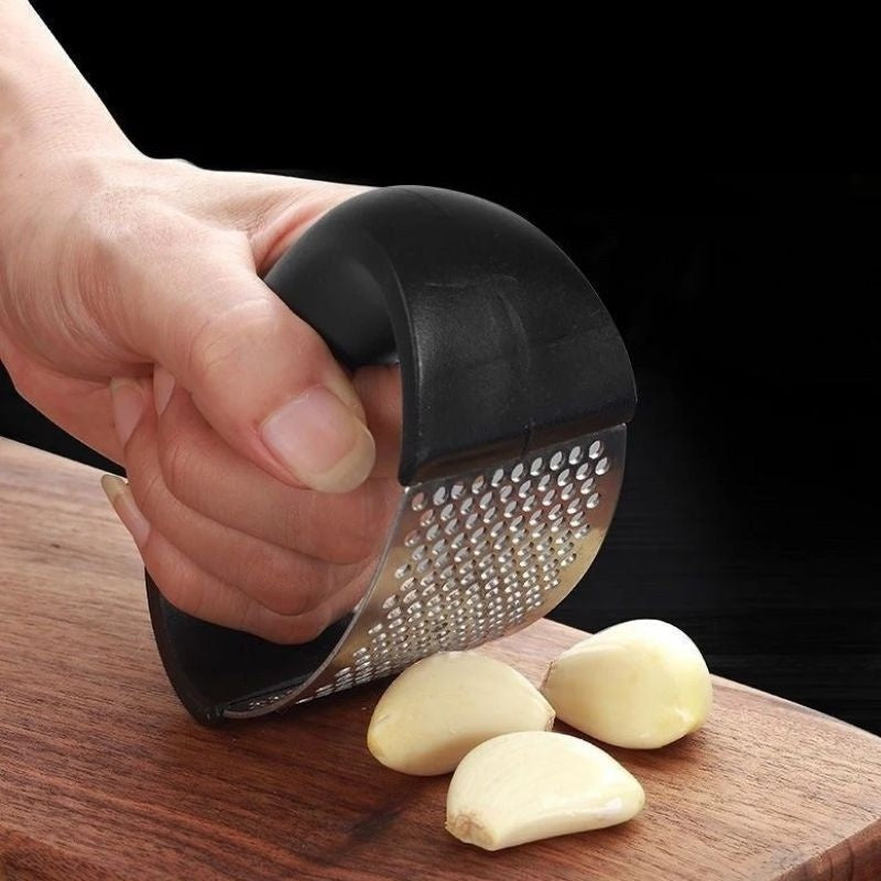 Stainless Steel Garlic Masher Garlic Press Household Manual Curve Fruit Vegetable Tools Kitchen Gadgets Pi-Mart