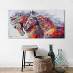 Frameless horse decorative painting Lootquake LLC