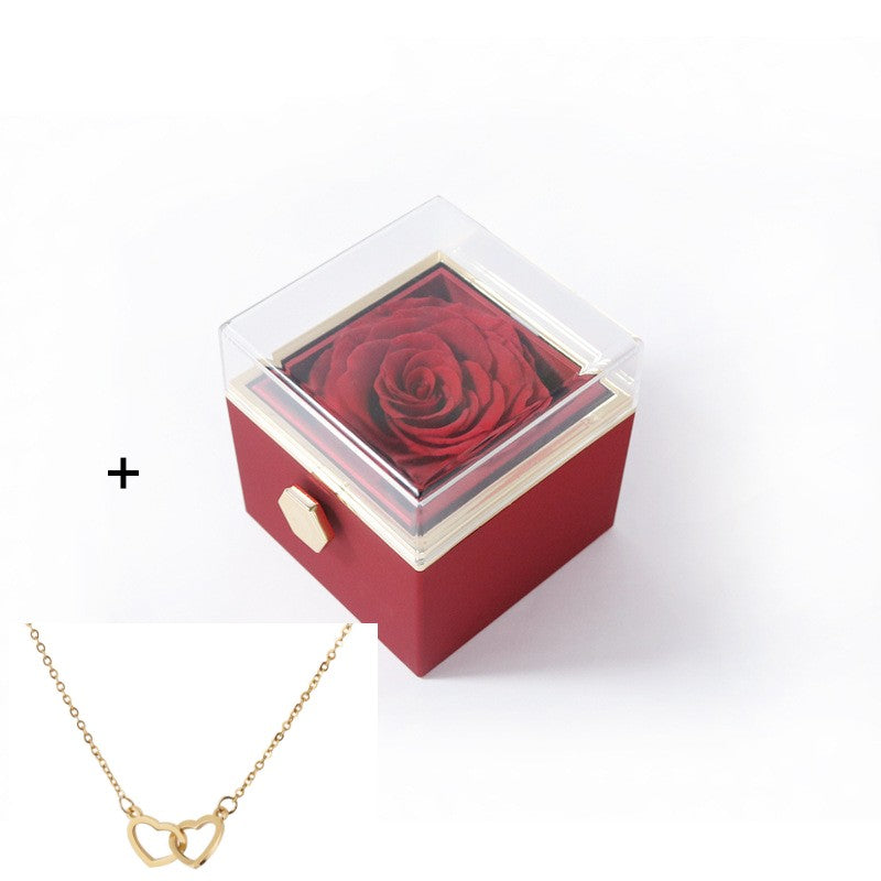 Acrylic Ring Box Valentine's Day Proposal Confession Pi-Mart