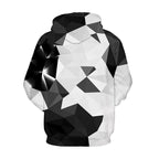Men's And Women's Fashion Versatile Print Hooded Sweatshirt Pi-Mart