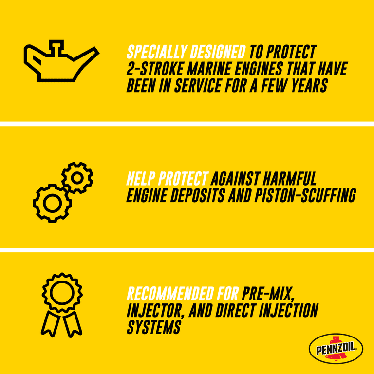 Pennzoil Marine XLF Extended Life Formula Engine Oil, 1 Gallon EasyOptionXY LLC