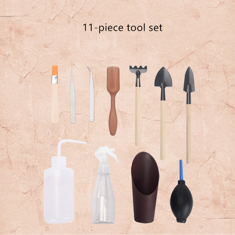 Succulent planting tool combination set