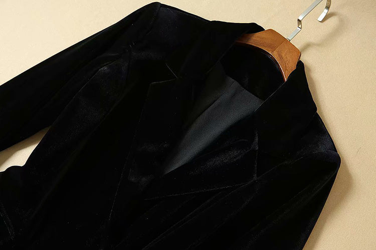 Velvet professional suit high-end women Pi-Mart