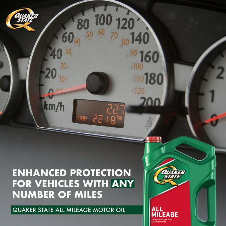 Quaker State All Mileage Synthetic Blend 5W-30 Motor Oil, 5 Quart EasyOptionXY LLC