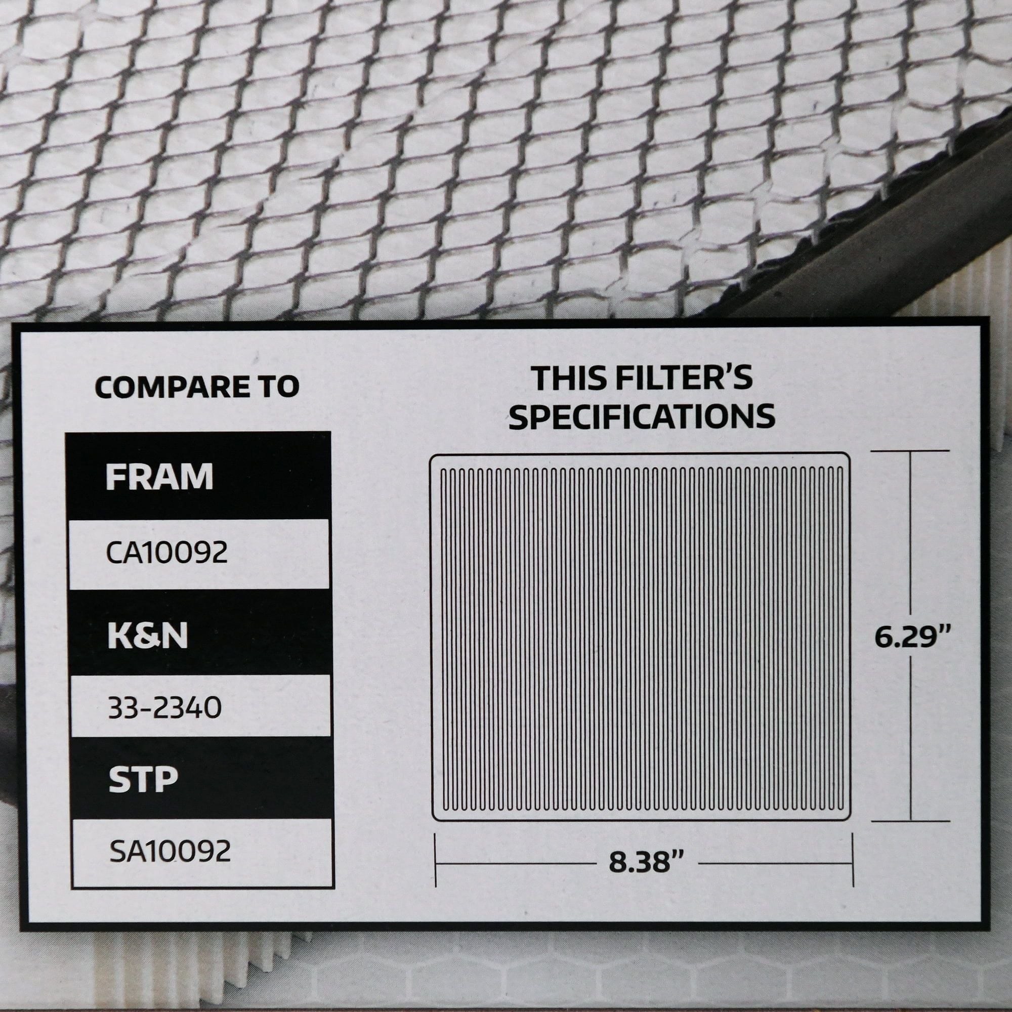 Super Tech 1300 Engine Air Filter, Replacement Filter for Ford EasyOptionXY LLC