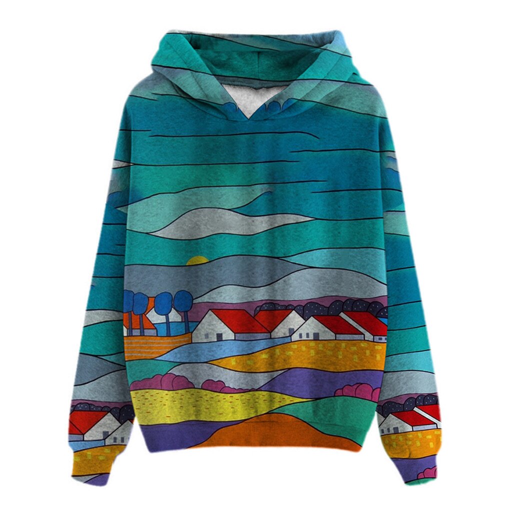 Cat print sweatshirt Pi-Mart