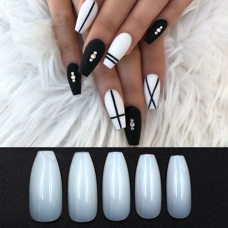 500 transparent  natural fake nails Pi-Mart