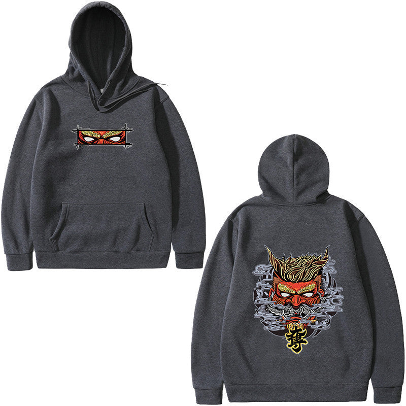 Hooded sweatshirt with pullover print Pi-Mart