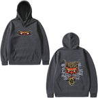 Hooded sweatshirt with pullover print Pi-Mart