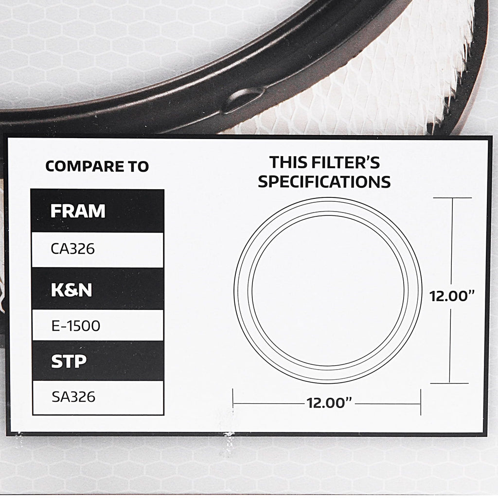 Super Tech 1595 Engine Air Filter, Replacement Filter for GM or GM Truck