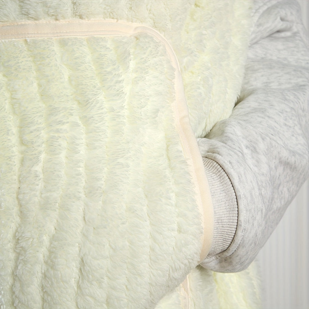Cozy Autumn Winter Blanket - Throws with Mom's Warm Pocket, Convenient Storage, and Soft Cloth - Perfect Halloween Christmas Gift for Family and Friends Lootquake LLC