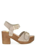 Lhasa Real Suede Leather Clog Sandals