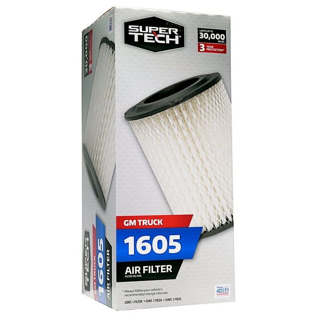 Super Tech 1605 Engine Air Filter, Replacement Filter for GM or GM Truck EasyOptionXY LLC